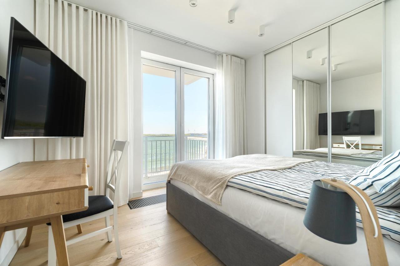 Apartamenty Marina Z Widokiem Na Morze Darlowko Dış mekan fotoğraf