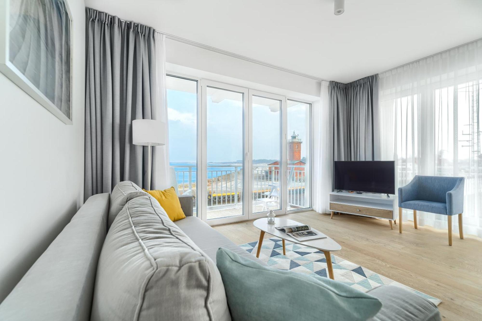 Apartamenty Marina Z Widokiem Na Morze Darlowko Dış mekan fotoğraf