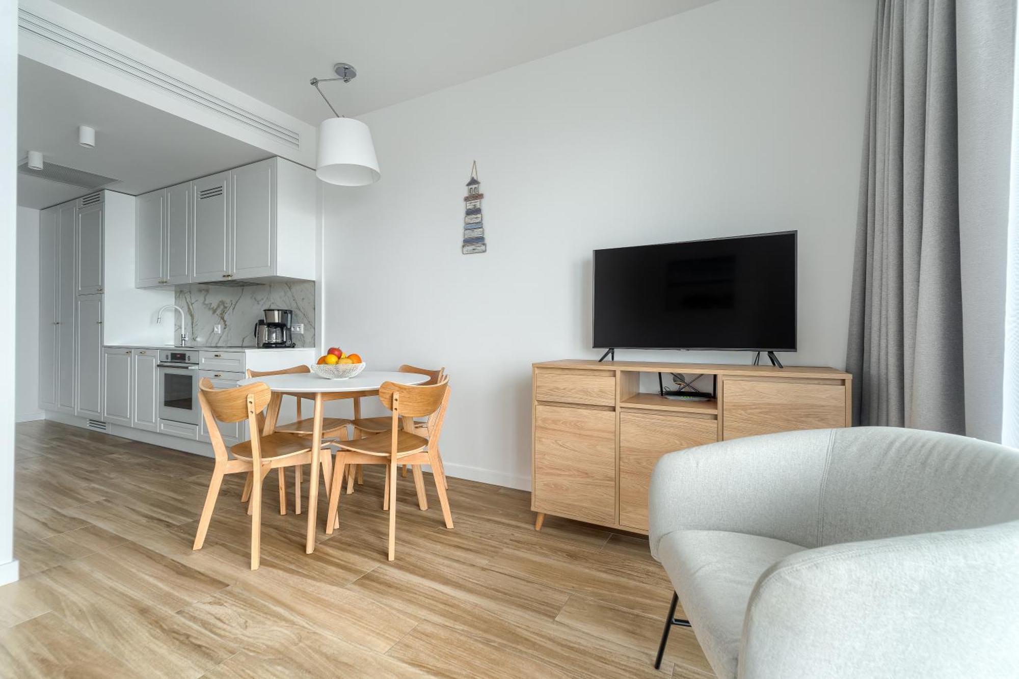 Apartamenty Marina Z Widokiem Na Morze Darlowko Dış mekan fotoğraf