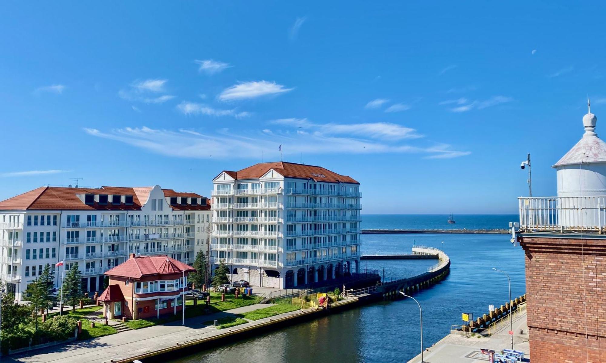 Apartamenty Marina Z Widokiem Na Morze Darlowko Dış mekan fotoğraf